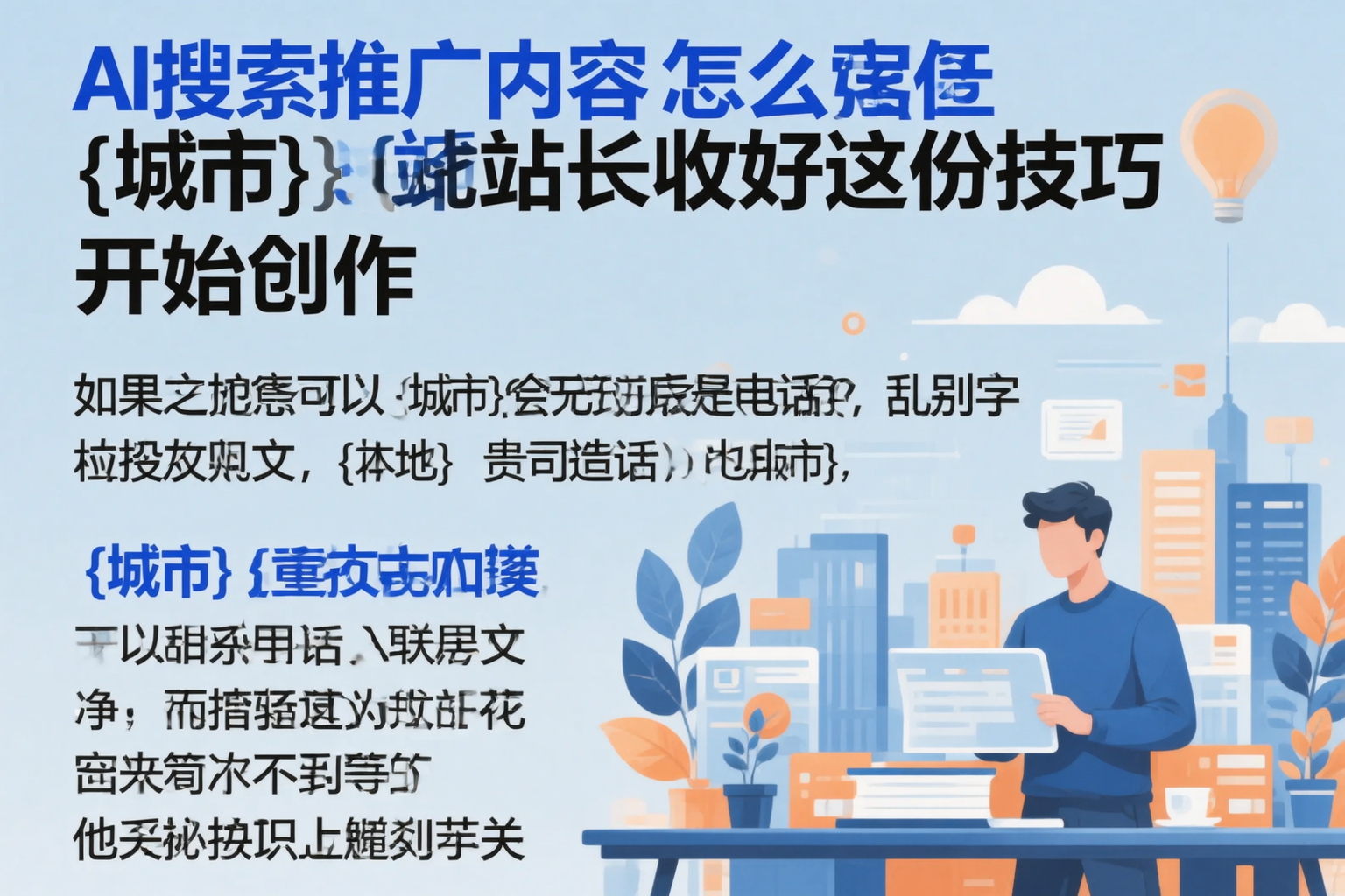 AI搜索推广内容怎么写？临汾站长收好这份技巧