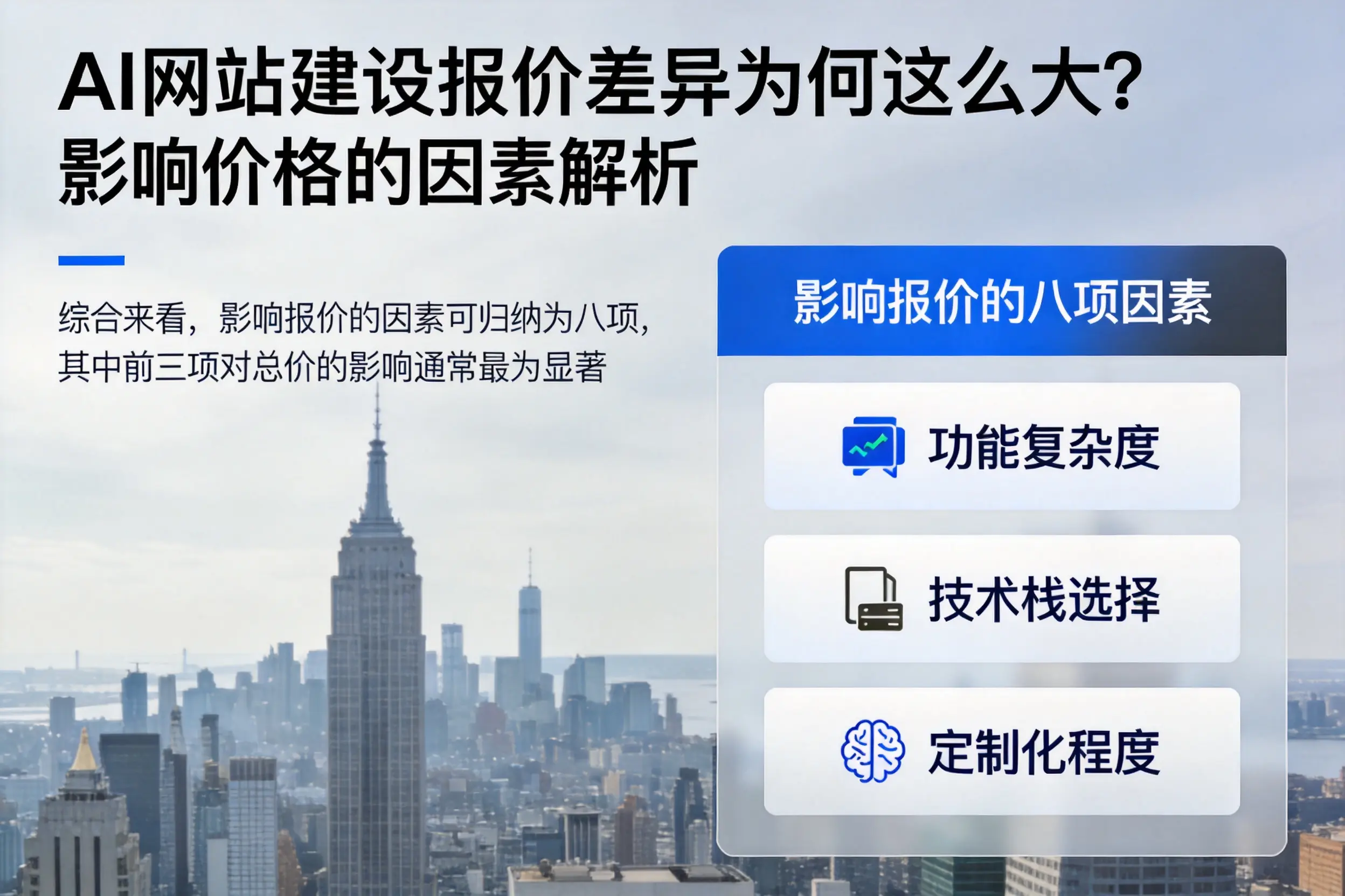 临汾AI网站建设报价差异为何这么大？影响价格的因素解析