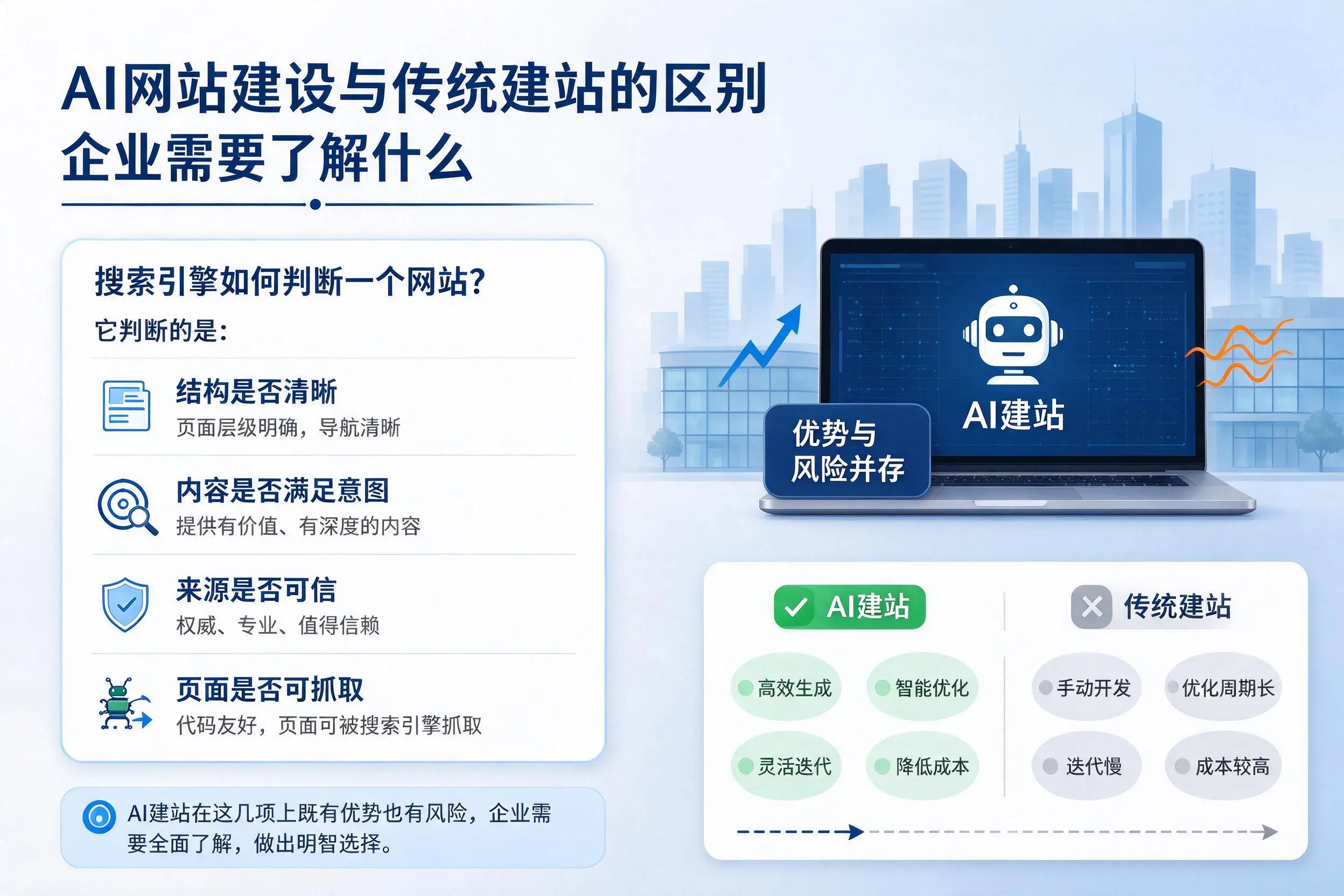 AI网站建设与传统建站的区别，临汾企业需要了解什么