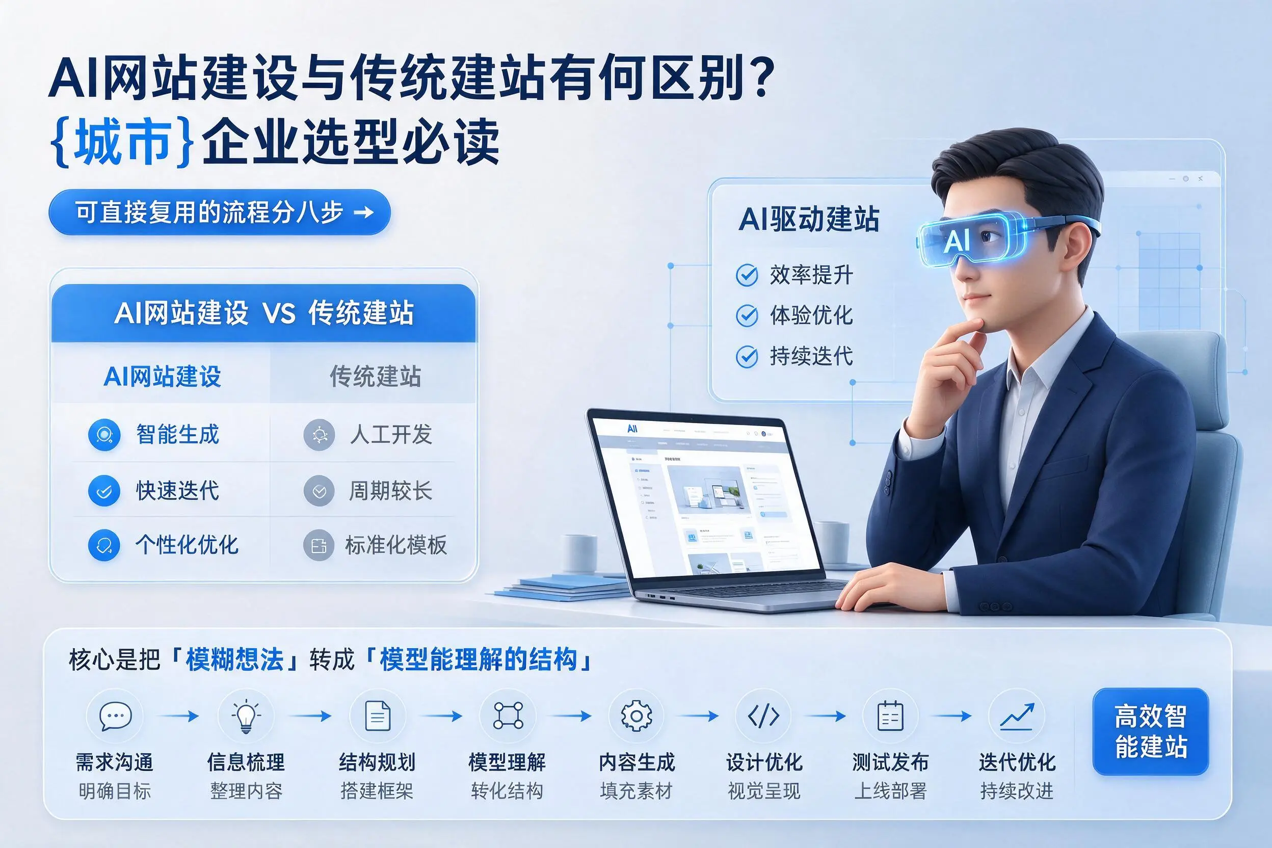 AI网站建设与传统建站有何区别？临汾企业选型必读