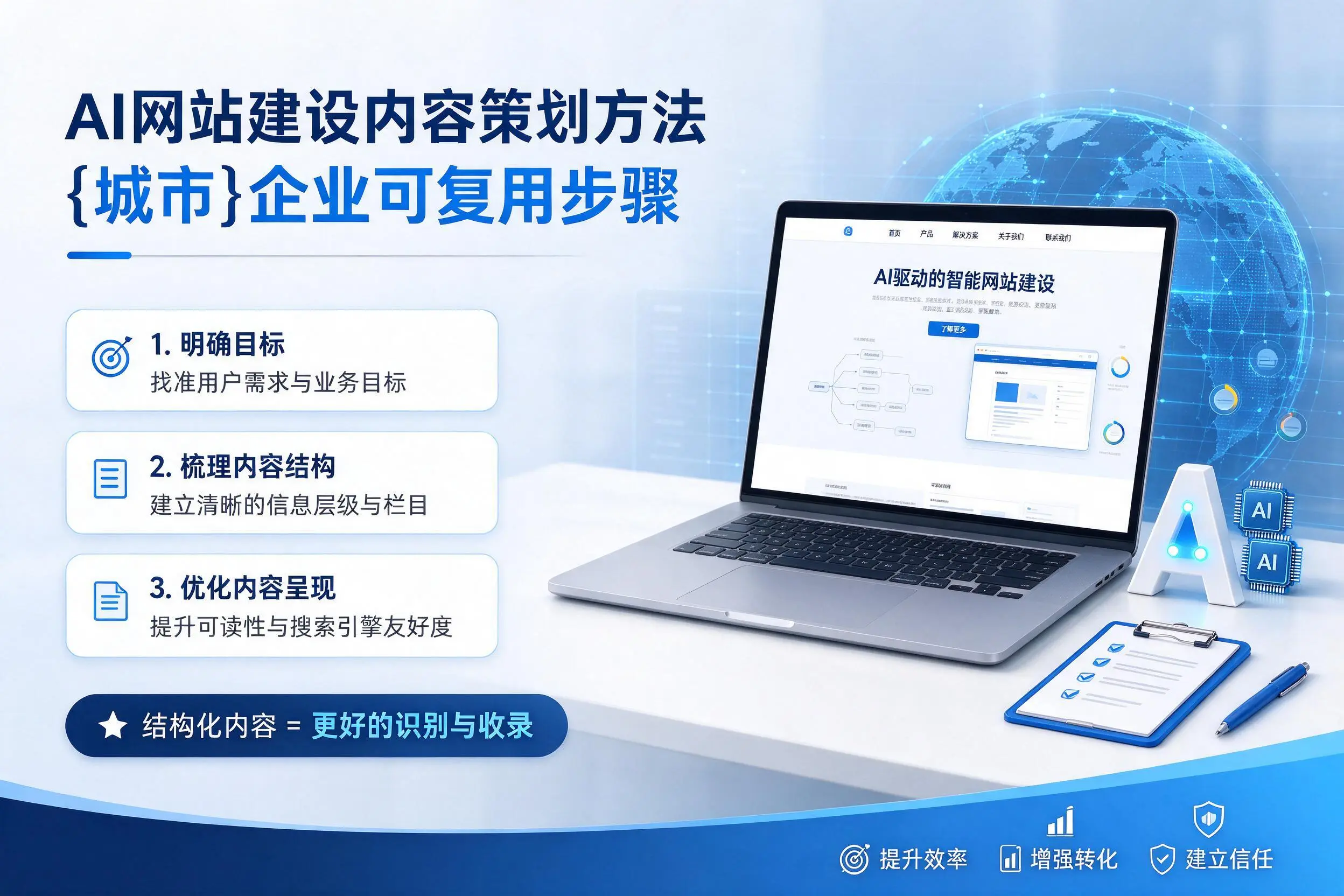 AI网站建设内容策划方法，临汾企业可复用步骤