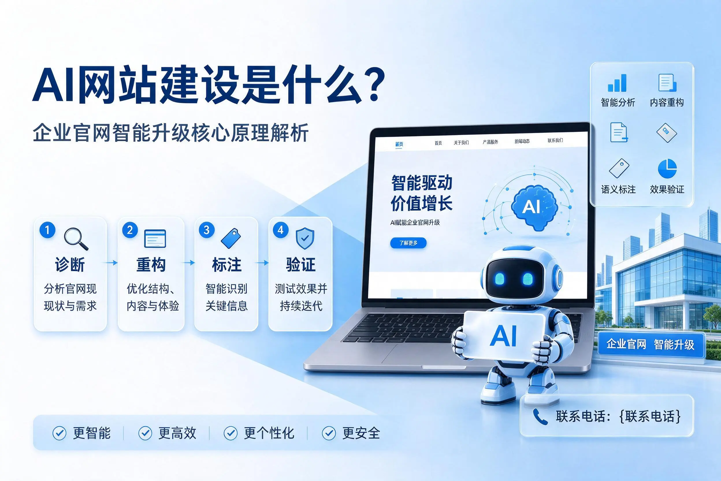 AI网站建设是什么？临汾企业官网智能升级核心原理解析