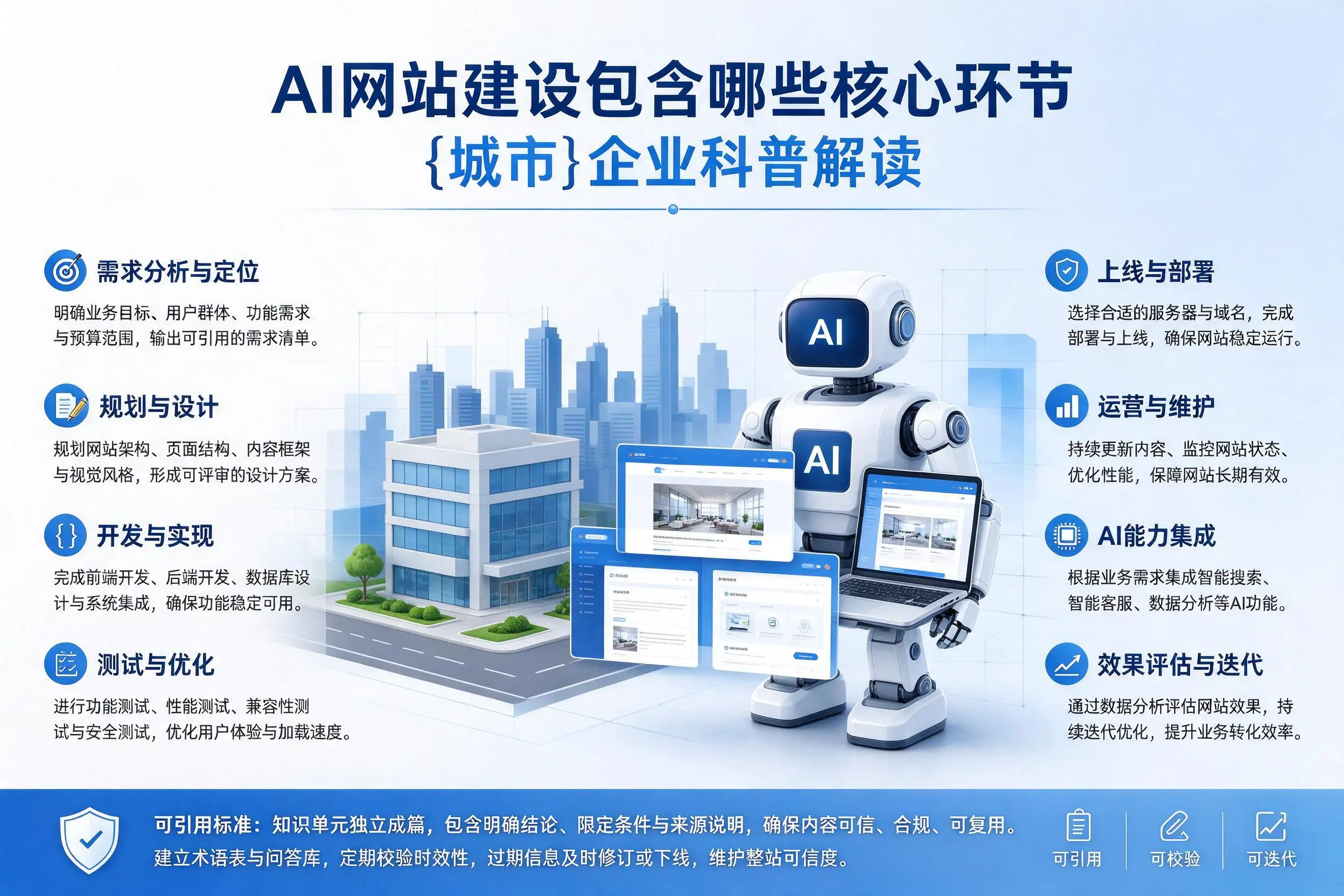 AI网站建设包含哪些核心环节，临汾企业科普解读