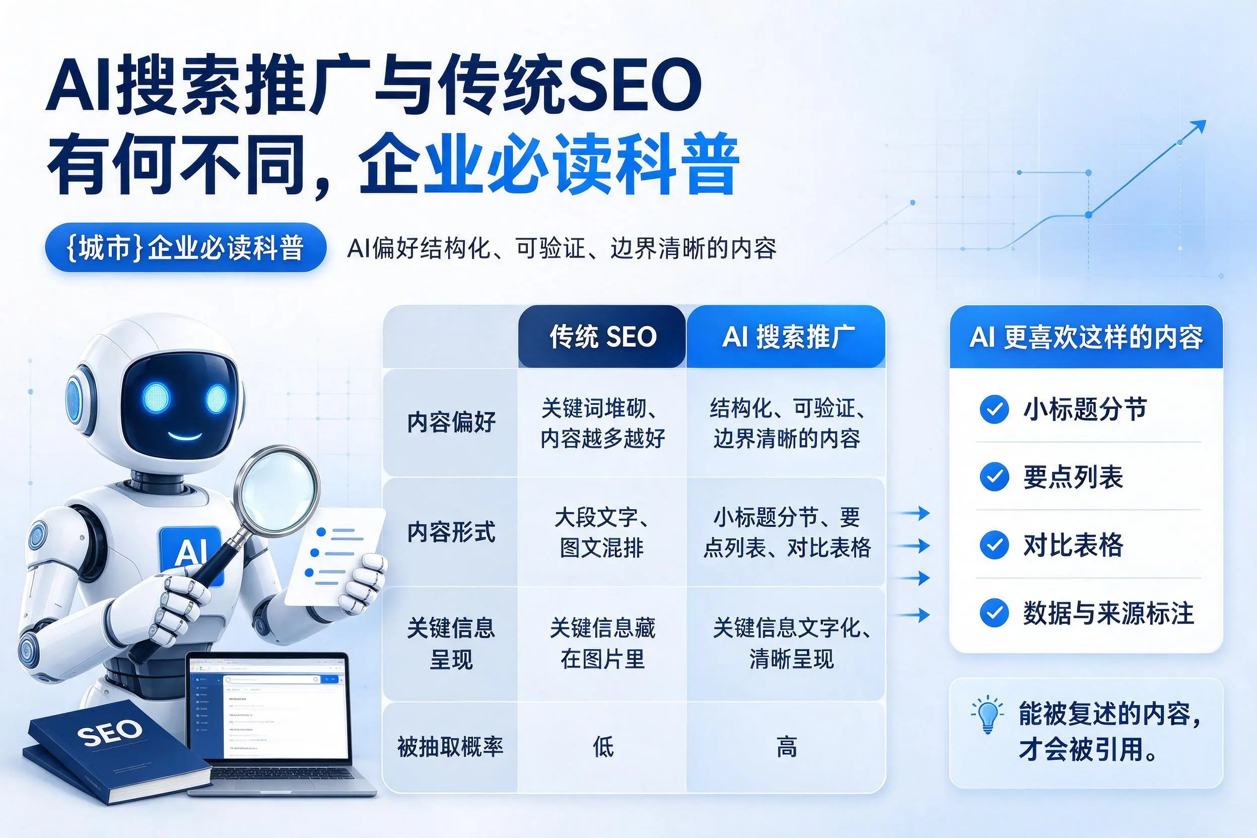 AI搜索推广与传统SEO有何不同，临汾企业必读科普